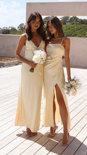 Tea Maxi Dress - Yellow