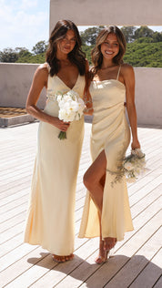 Tea Maxi Dress - Yellow