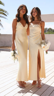 Tea Maxi Dress - Yellow