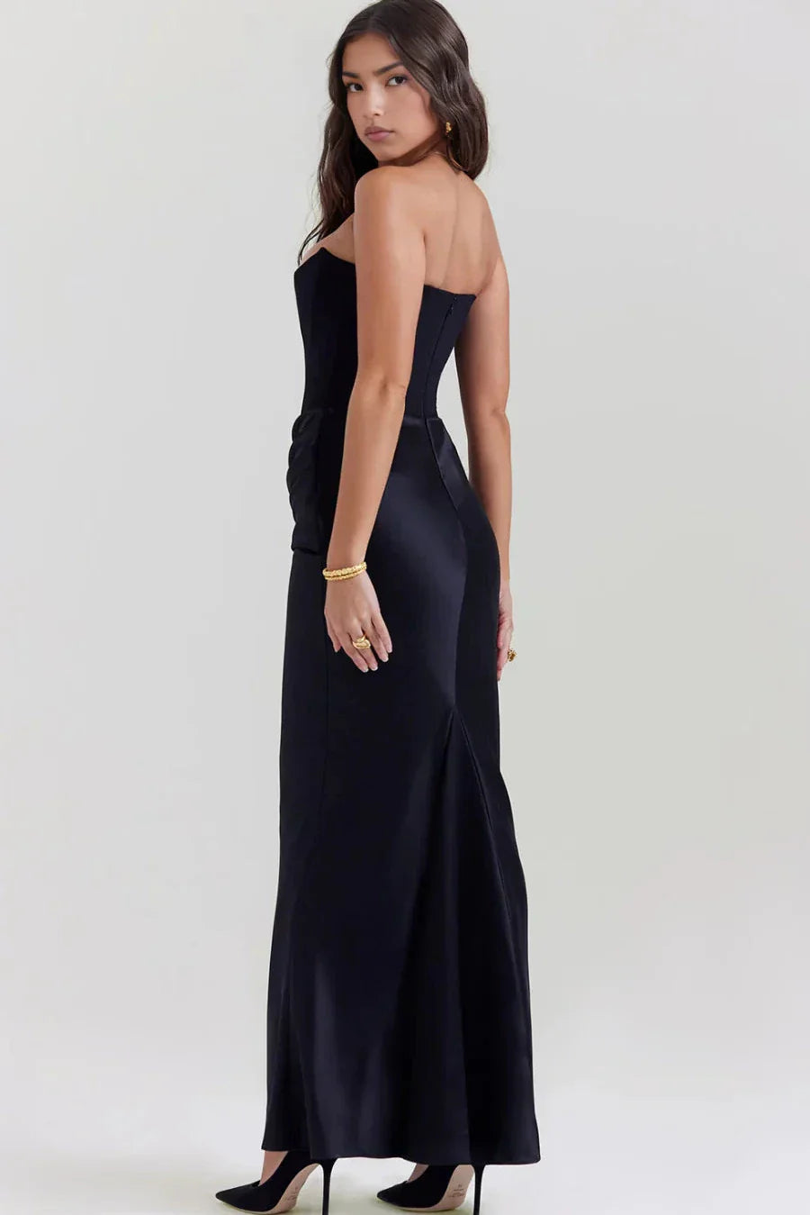 Zoey - Strapless Maxi Dress