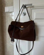 Amélie – Suede Top Handle Bag
