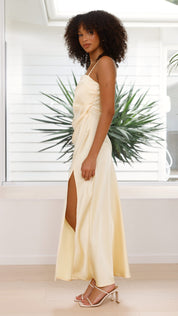 Tea Maxi Dress - Yellow