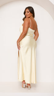 Tea Maxi Dress - Yellow