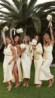 Tea Maxi Dress - Yellow