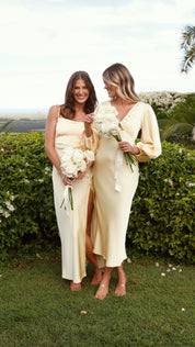Tea Maxi Dress - Yellow