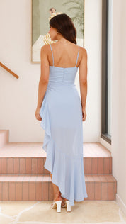 Lily Midi Dress - Blue