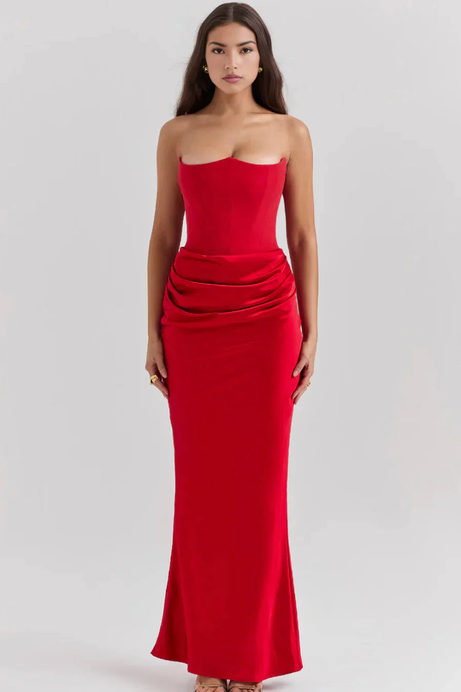 Zoey - Strapless Maxi Dress