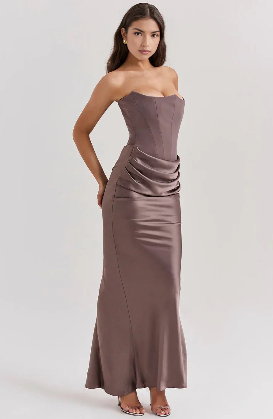Zoey - Strapless Maxi Dress