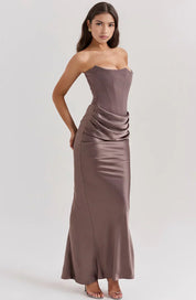 Zoey - Strapless Maxi Dress
