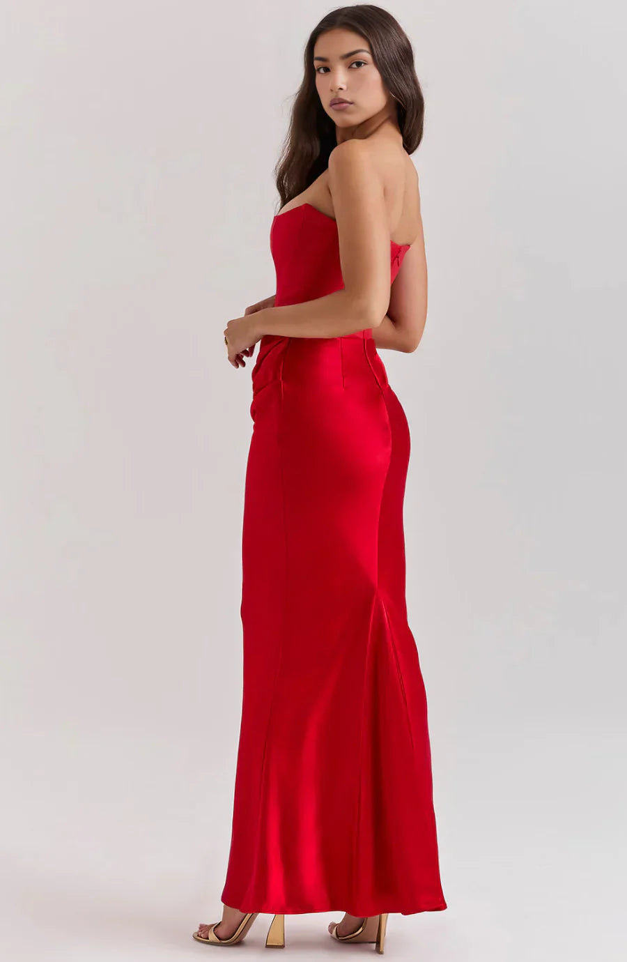 Zoey - Strapless Maxi Dress