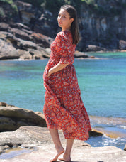 Scarlet Aura Maxi Dress