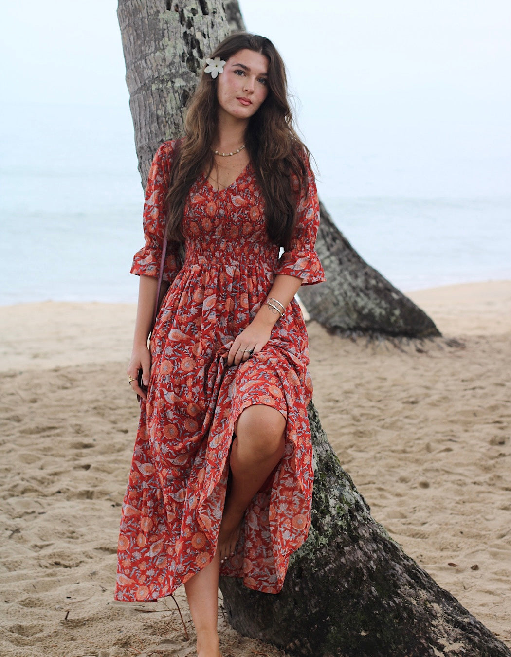 Scarlet Aura Maxi Dress