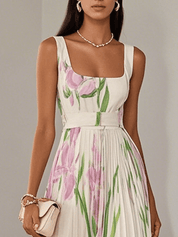 Ariana Chiffon Sleeveless Maxi Dress – Effortless Grace in Motion