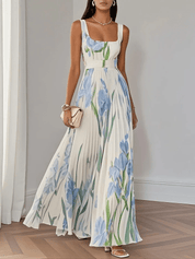 Ariana Chiffon Sleeveless Maxi Dress – Effortless Grace in Motion