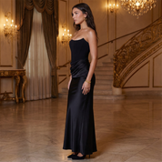 Julia Strapless Maxi Dress with Sculpted Corset Detail