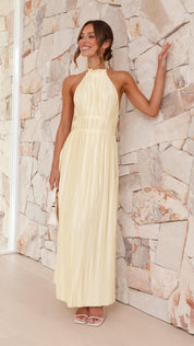 Olivia Maxi Dress - Yellow