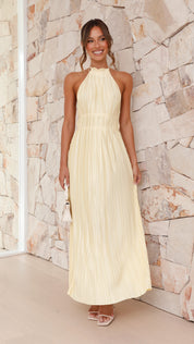 Olivia Maxi Dress - Yellow