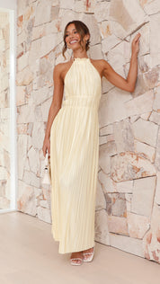 Olivia Maxi Dress - Yellow