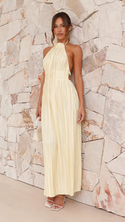 Olivia Maxi Dress - Yellow