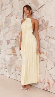 Olivia Maxi Dress - Yellow