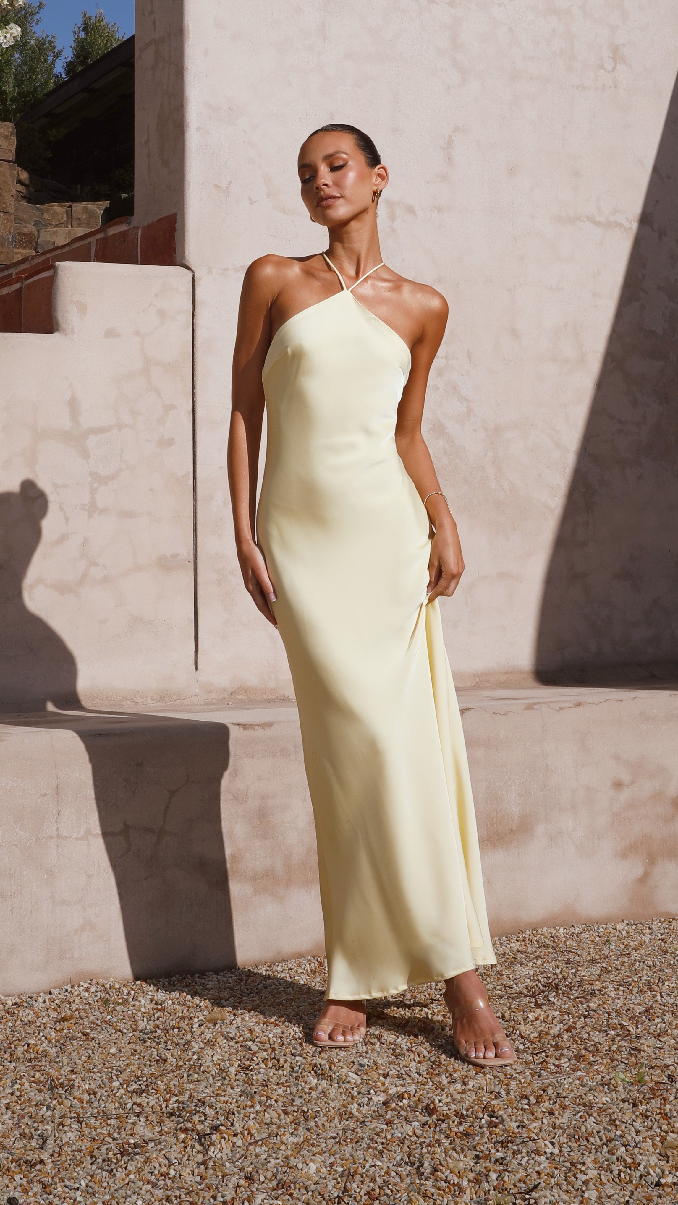Maya Maxi Dress - Yellow