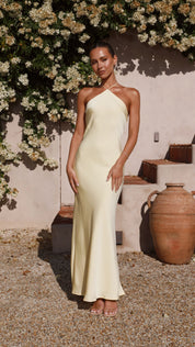 Maya Maxi Dress - Yellow