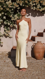 Maya Maxi Dress - Yellow