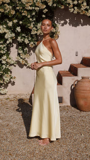 Maya Maxi Dress - Yellow