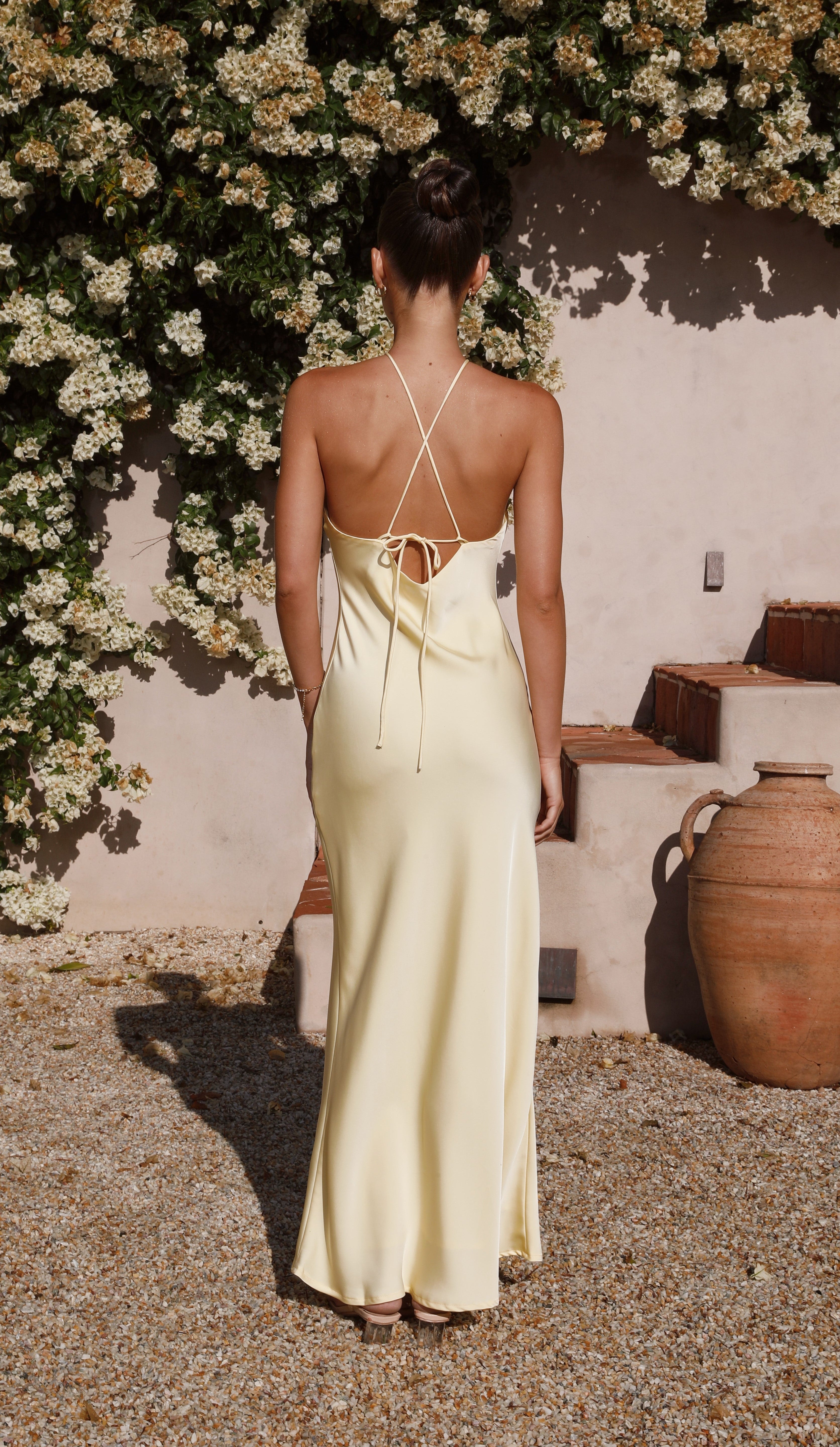 Maya Maxi Dress - Yellow