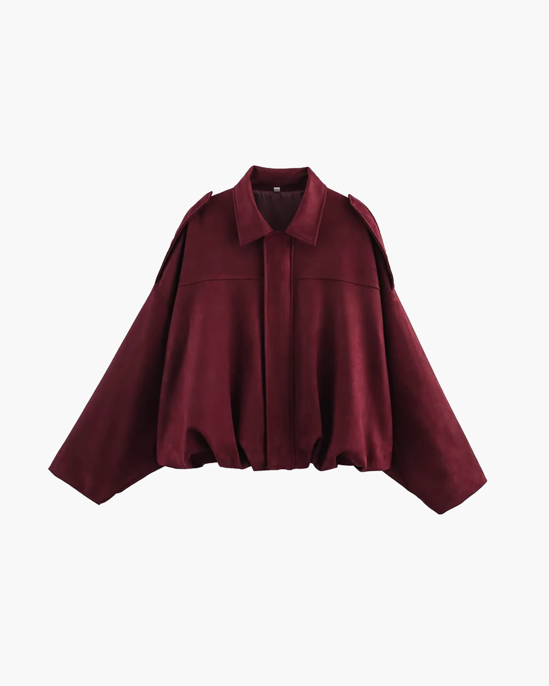 Lena – Suede Bomber Jacket