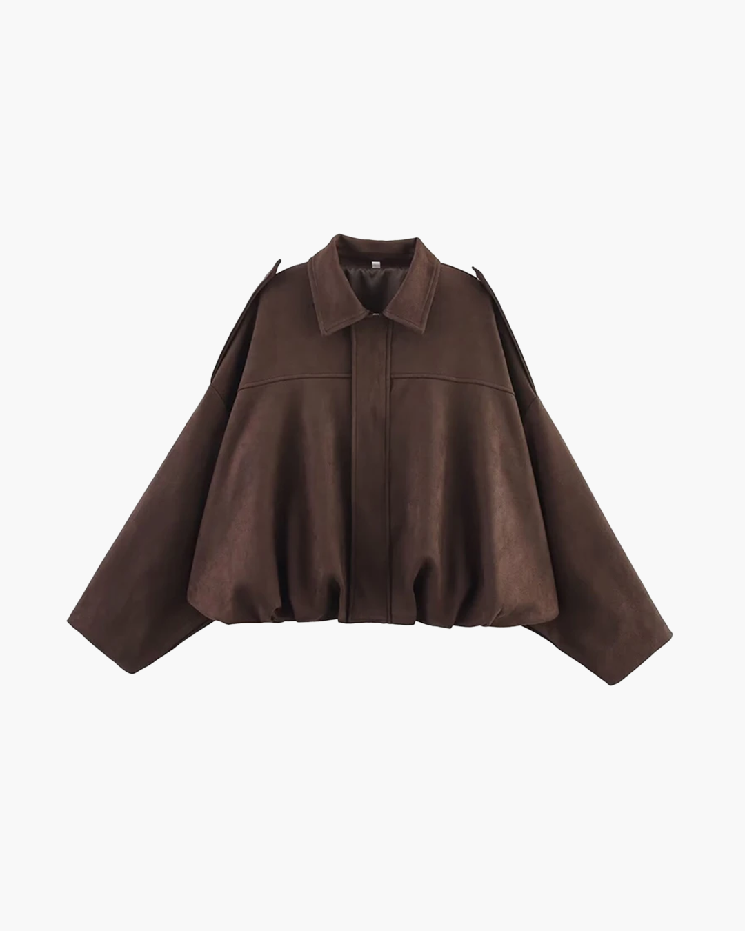 Lena – Suede Bomber Jacket
