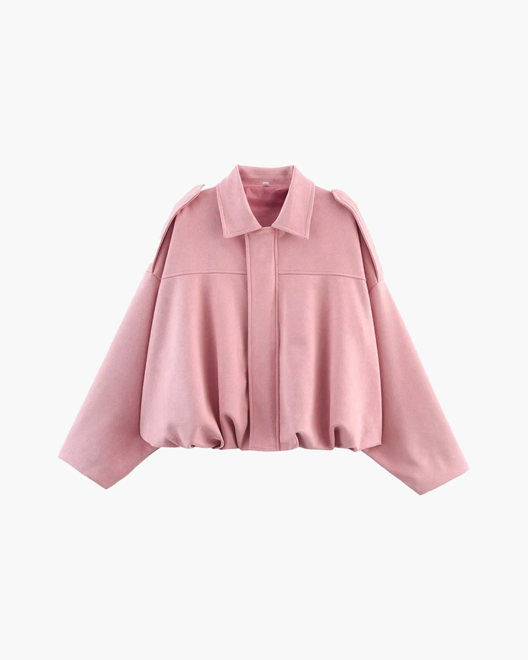 Lena – Suede Bomber Jacket