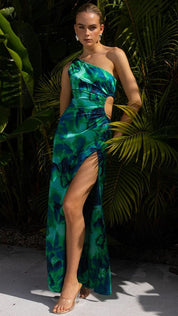 Sofia – Calista Green Maxi Dress