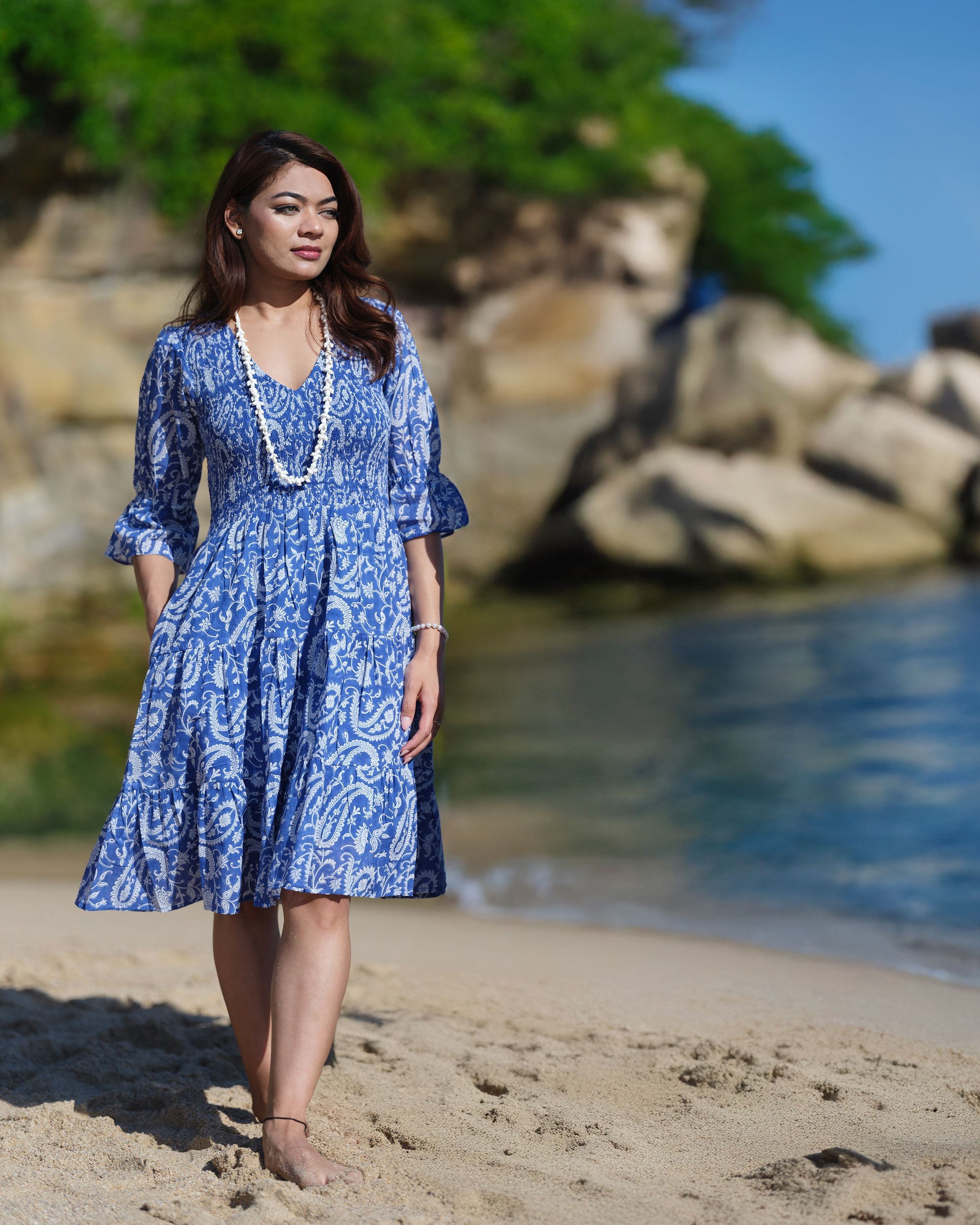 Kaaya Sea Breeze Short Dress