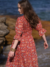 Scarlet Aura Maxi Dress