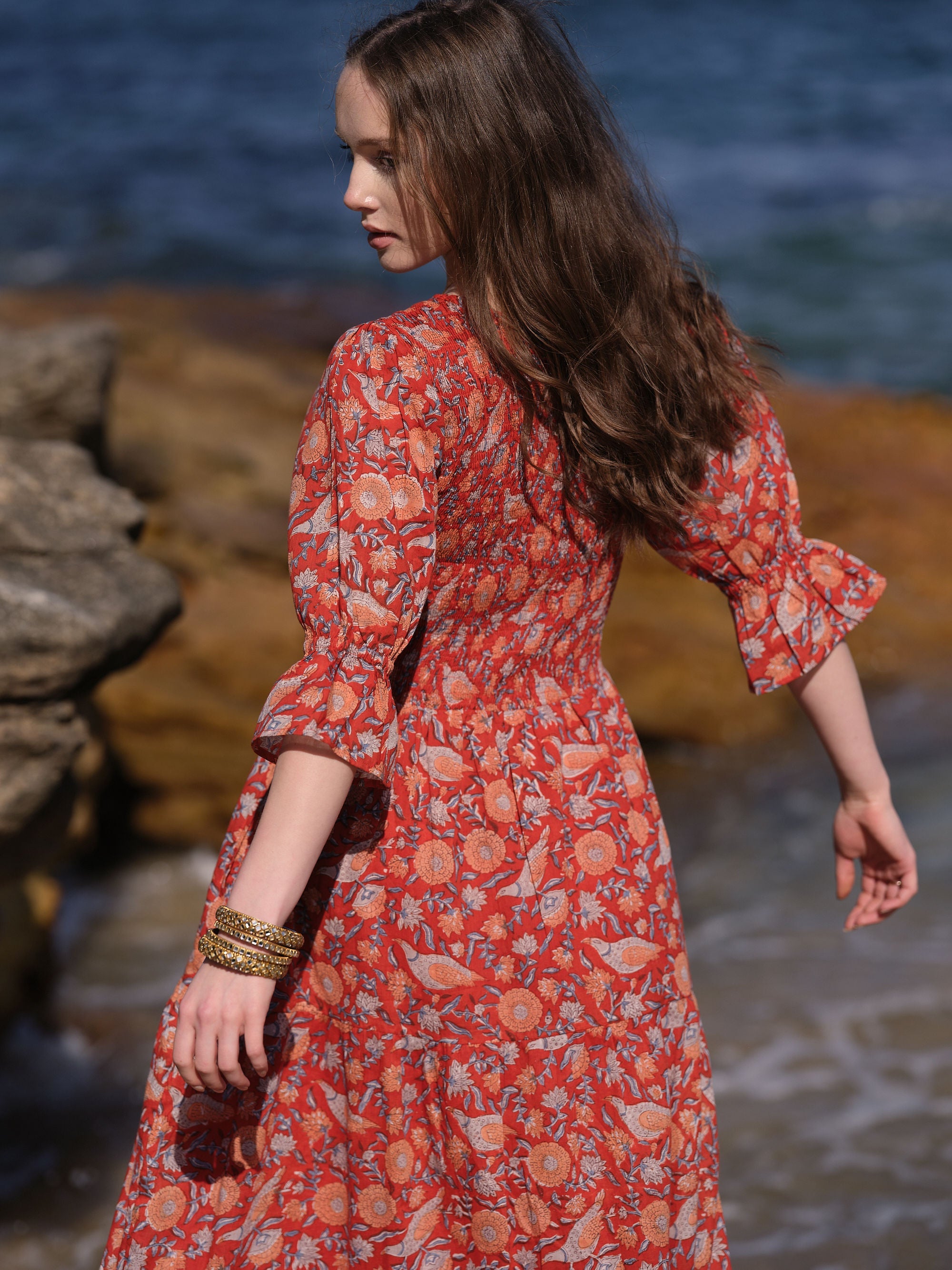 Scarlet Aura Maxi Dress