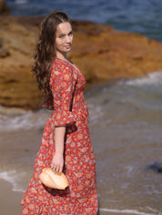 Scarlet Aura Maxi Dress