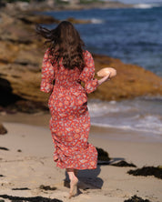 Scarlet Aura Maxi Dress