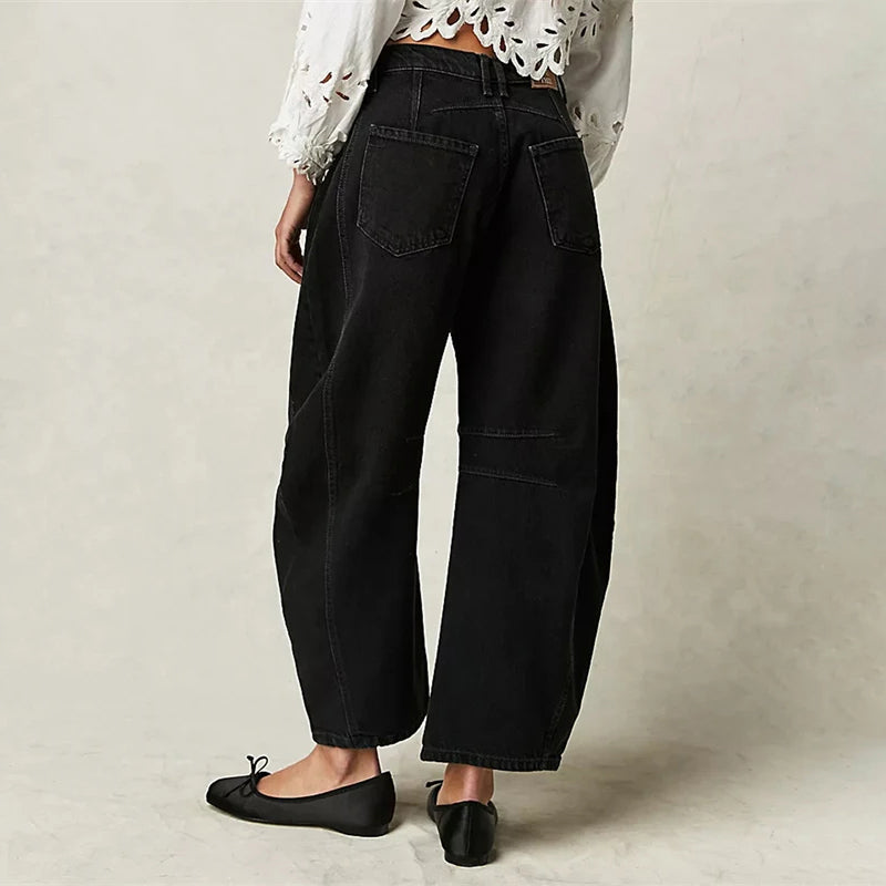 Grace Wide-Leg Mid-Rise Jeans