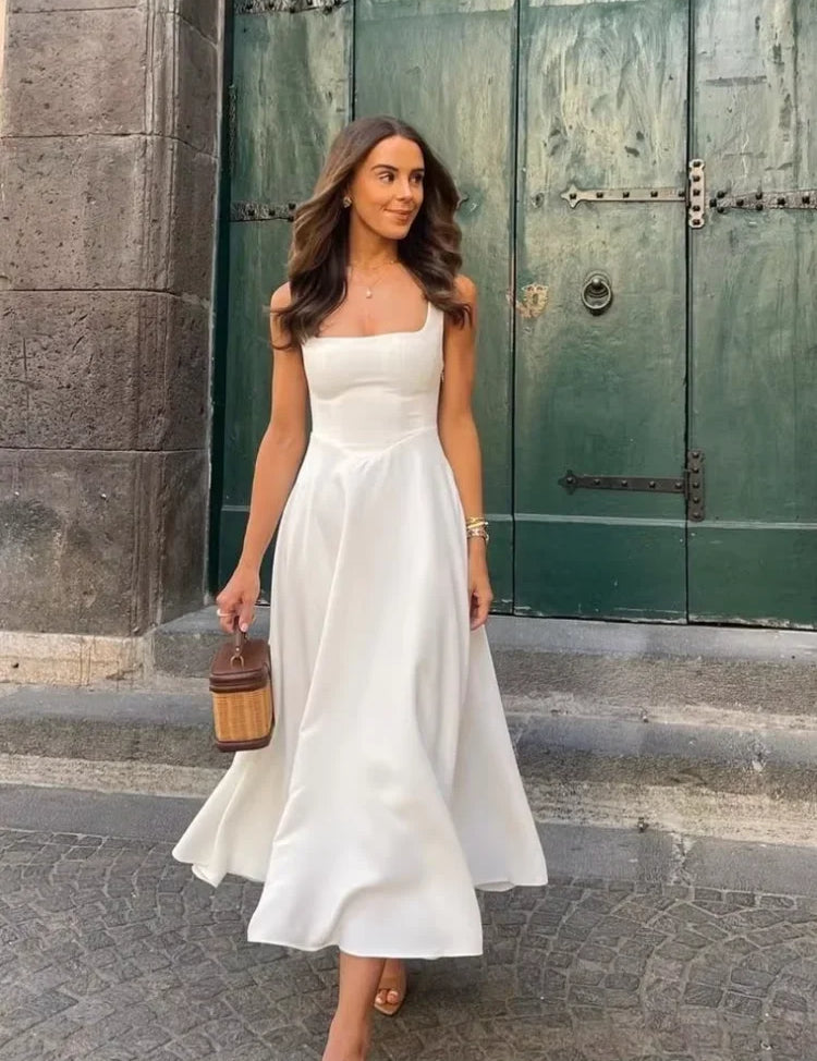 Isla A-Line Summer Maxi Dress