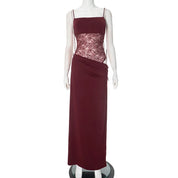 Sophie Lace Backless Maxi Dress