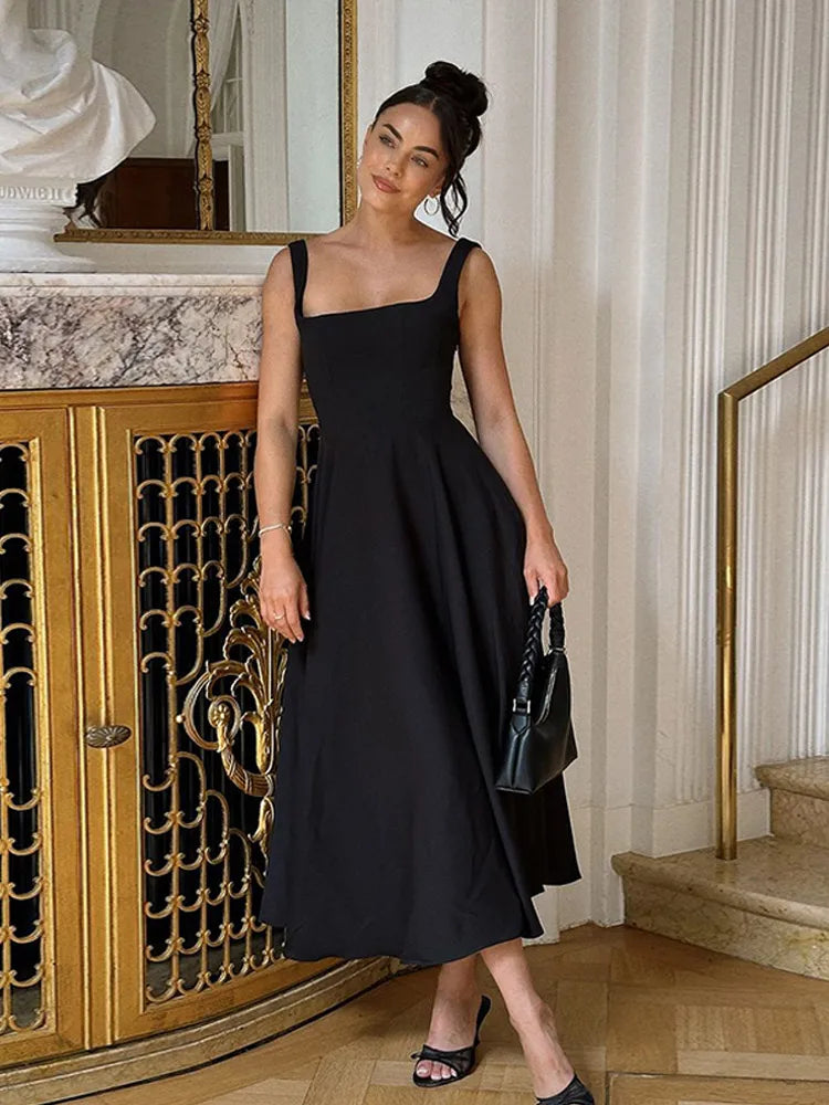 Isla A-Line Summer Maxi Dress