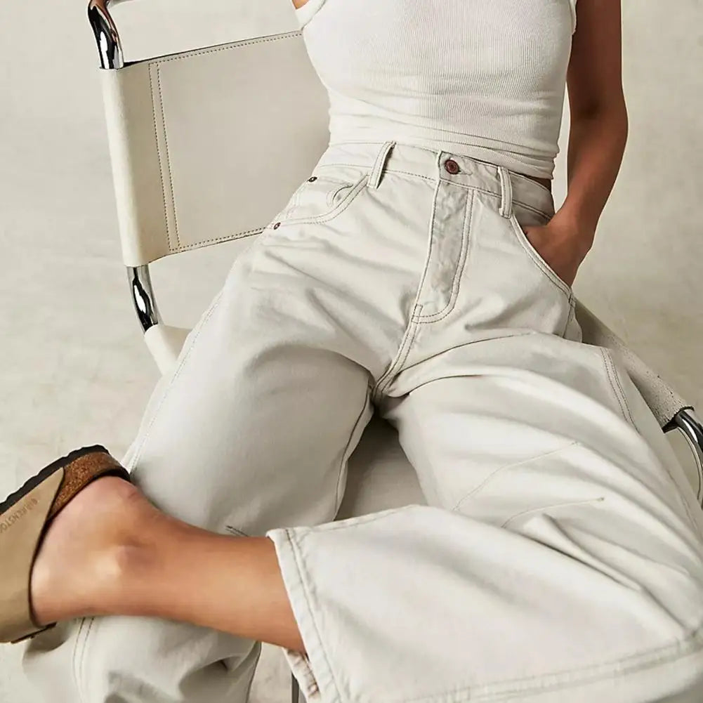 Grace Wide-Leg Mid-Rise Jeans