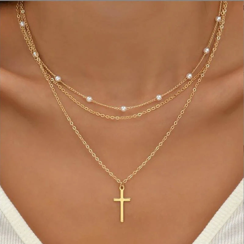 Lily – 3-Layer Necklace Set
