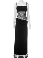 Sophie Lace Backless Maxi Dress
