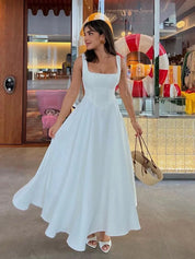 Isla A-Line Summer Maxi Dress