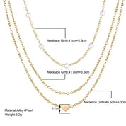 Lily – 3-Layer Necklace Set