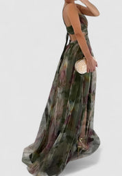 Aurora Evening Maxi Dress – Sheer Elegance in Motion