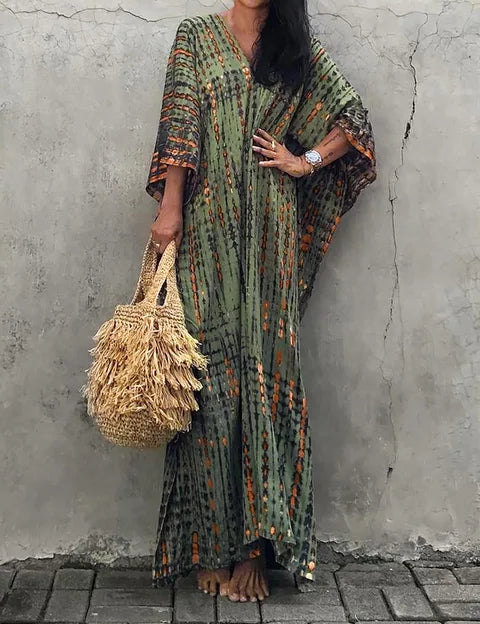 Aria Tie Dye Maxi Dress – Effortless Boho Flow