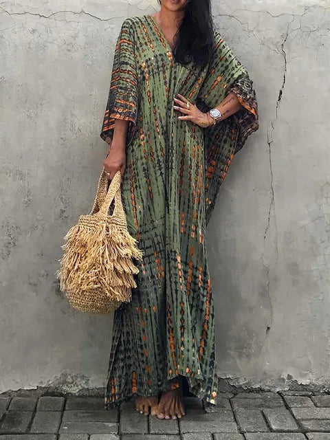 Aria Tie Dye Maxi Dress – Effortless Boho Flow